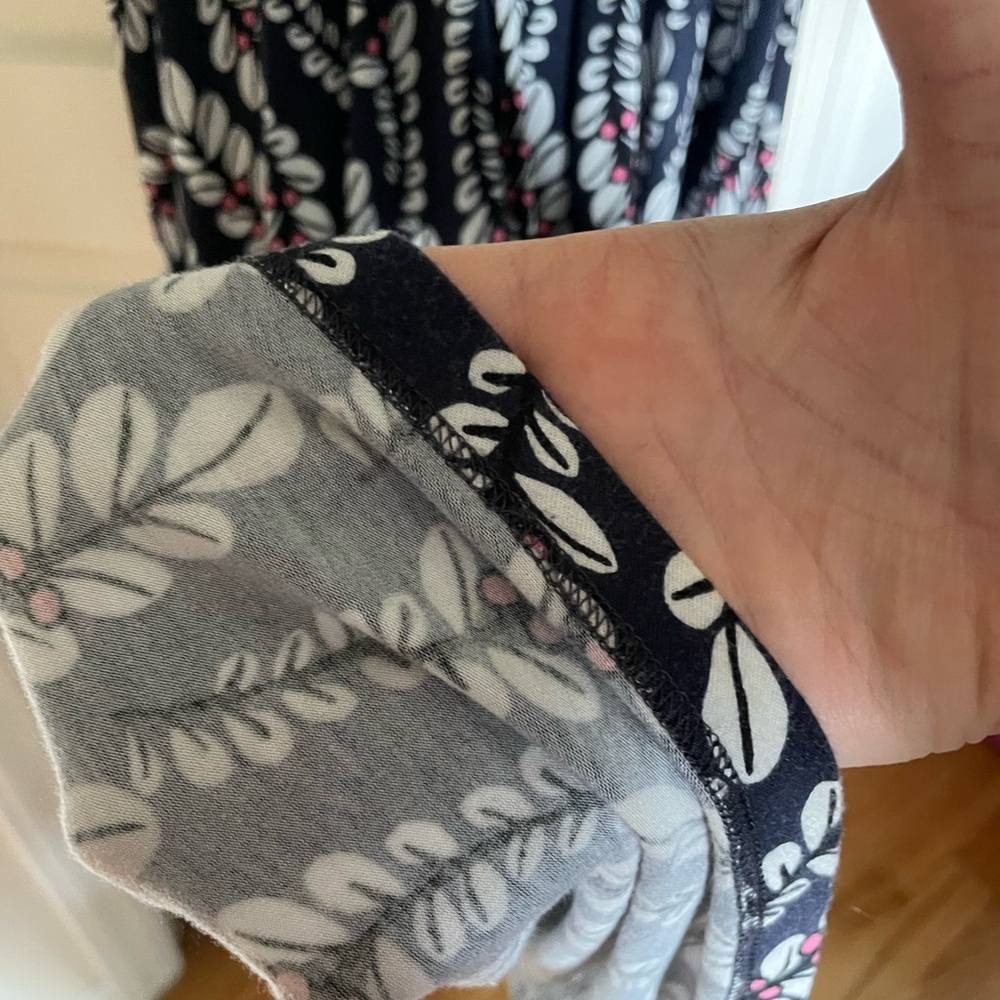 Boden Sleeveless Maxi Tank Jersey Dress- Blue, White, Pink Floral Stretch - Picture 10 of 10